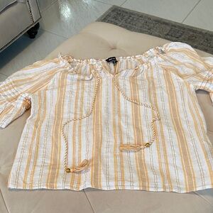 Striped Off-Shoulder Top